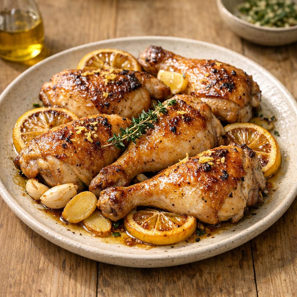 cuisses de poulet gingembre