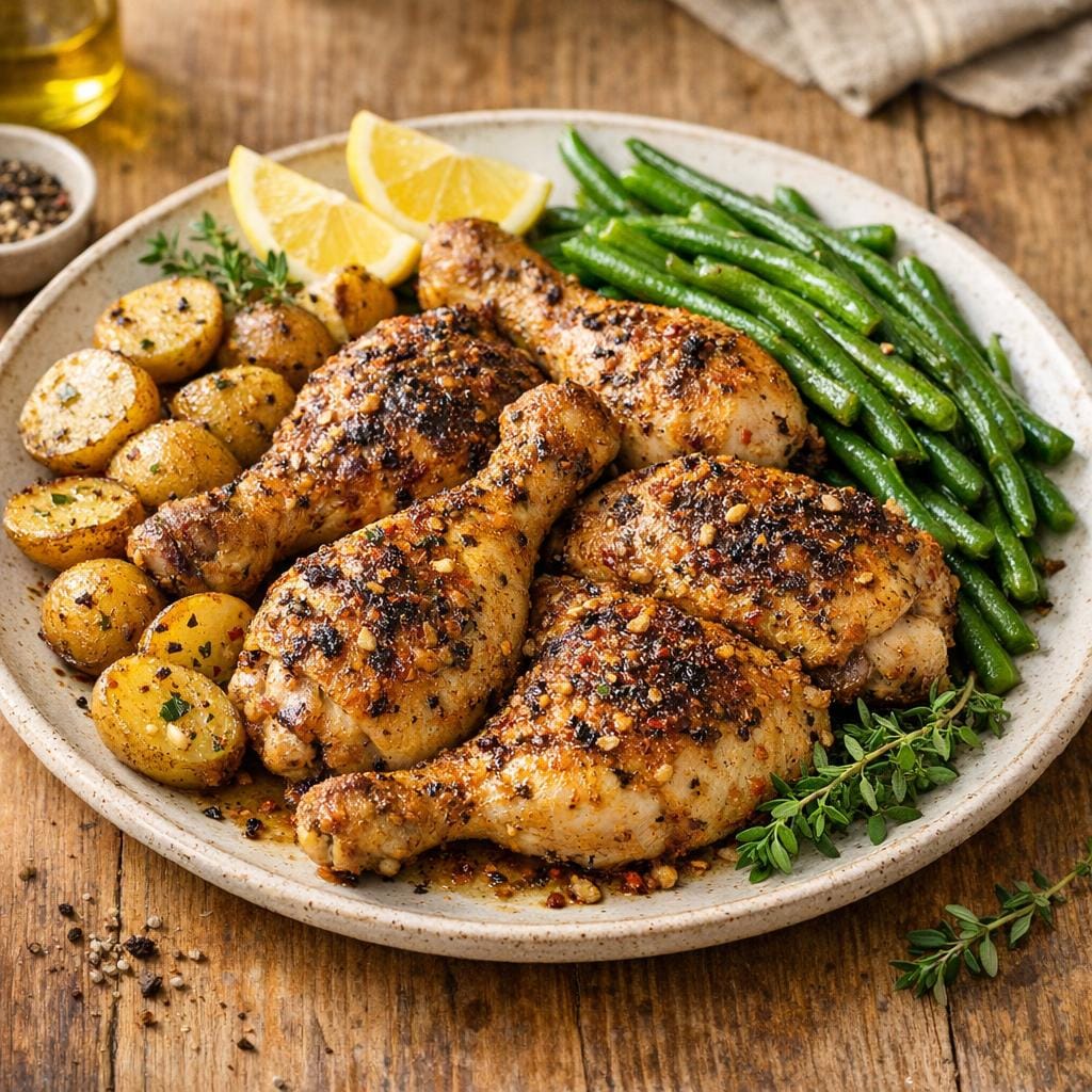 Cuisses de poulet grillées du dimanche, savoureuses avec Grillades du Dimanche