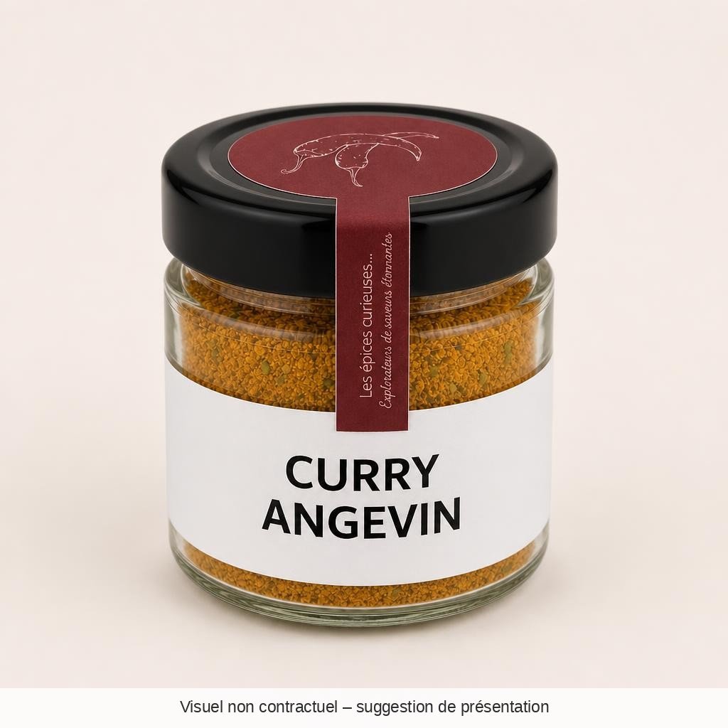 CURRY ANGEVIN - 40G - Bocal - Les Épices Curieuses