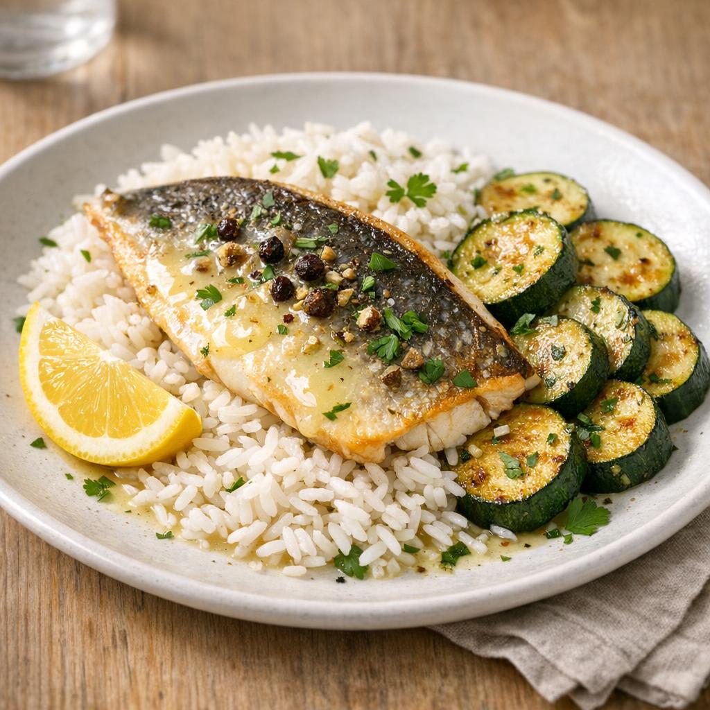 Dorade aux Baies verveine
