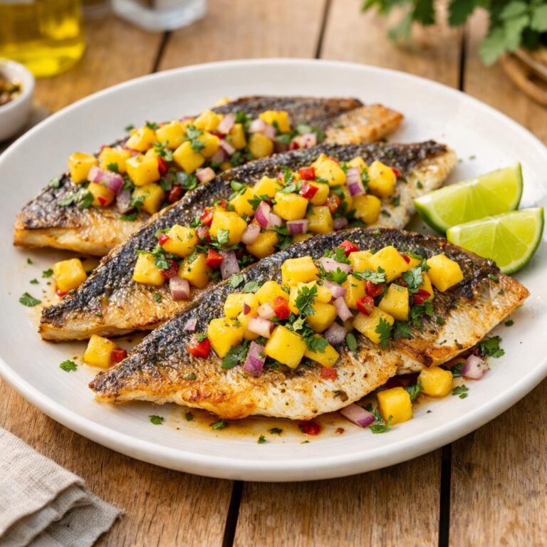 dorade grillée vanille