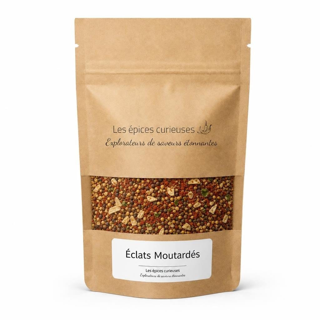 Éclats Moutardés - Packaging - Les Épices Curieuses