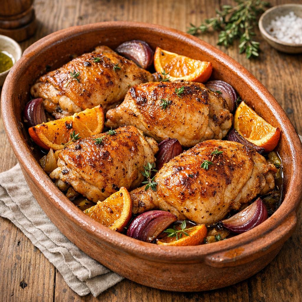 Cuisses de poulet épicées