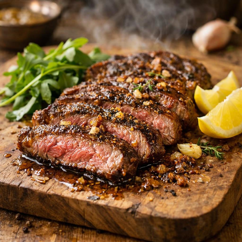 Entrecôte beurre noisette