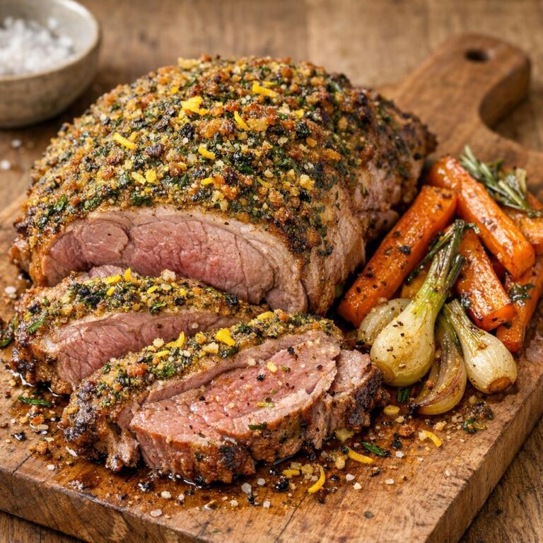 épaule d'agneau en croûte