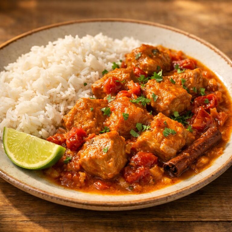 épaule de porc au curry