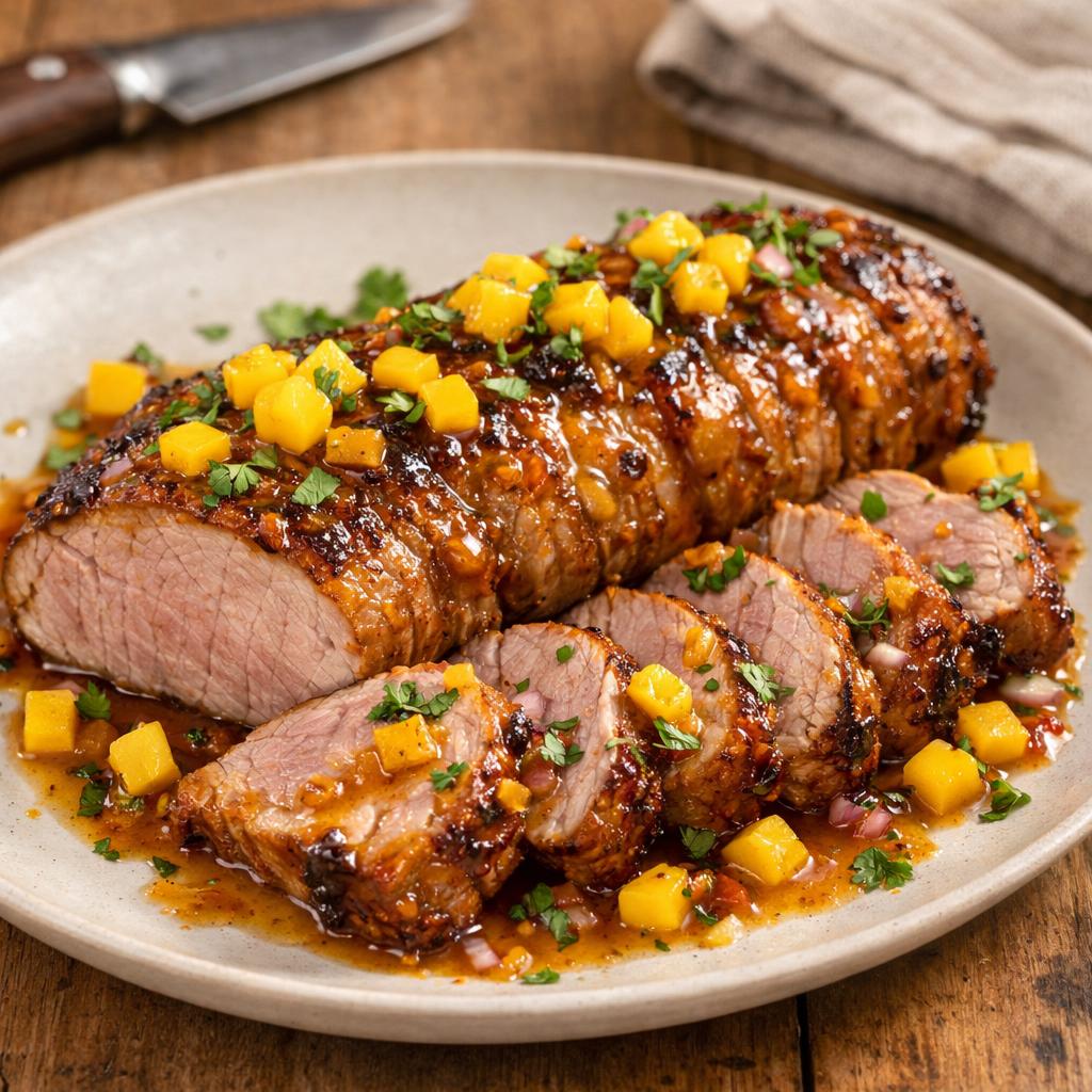 Filet de porc laqué