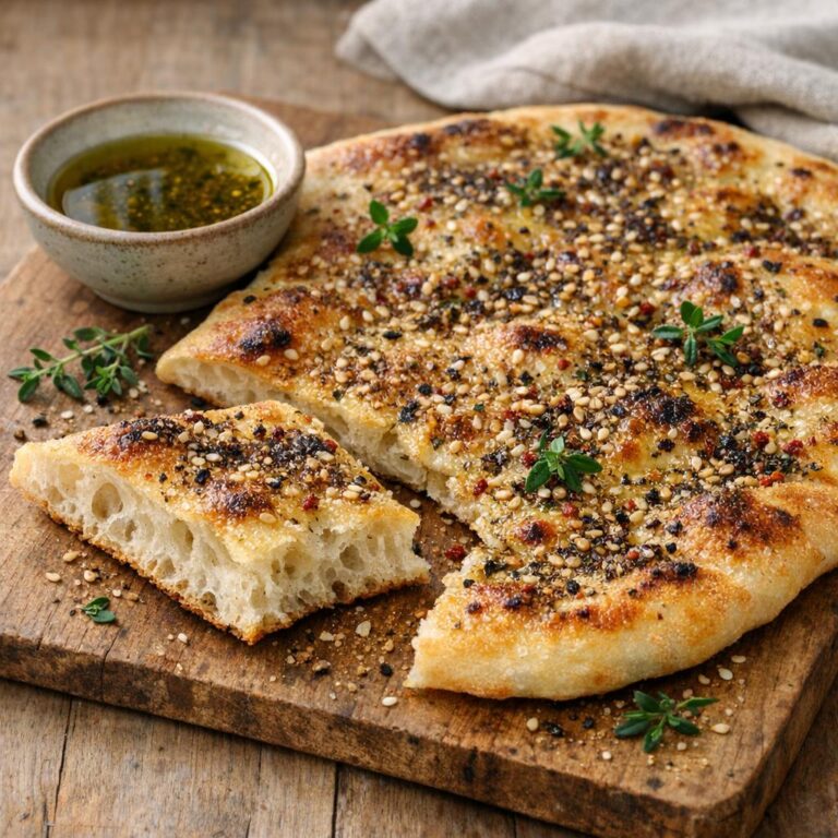 Focaccia au Zaatar
