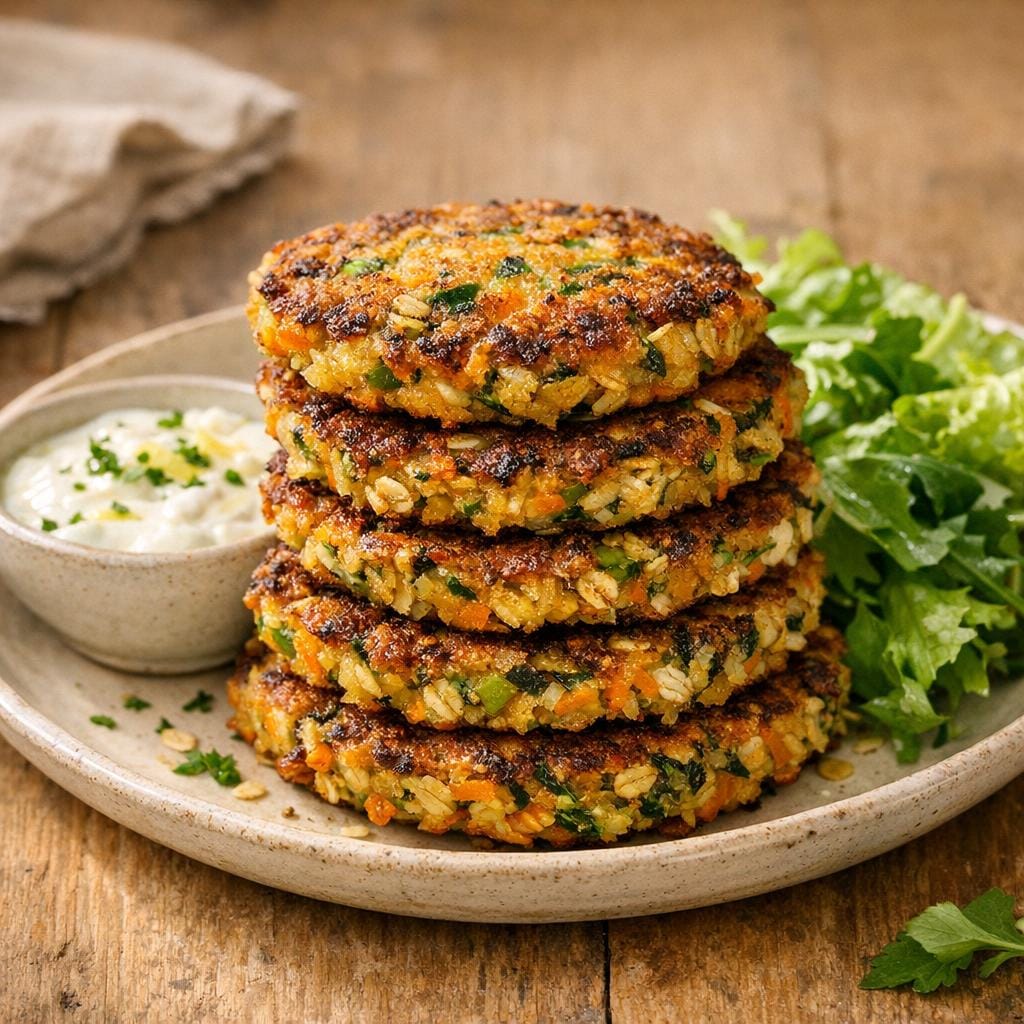 galettes de légumes psyllium