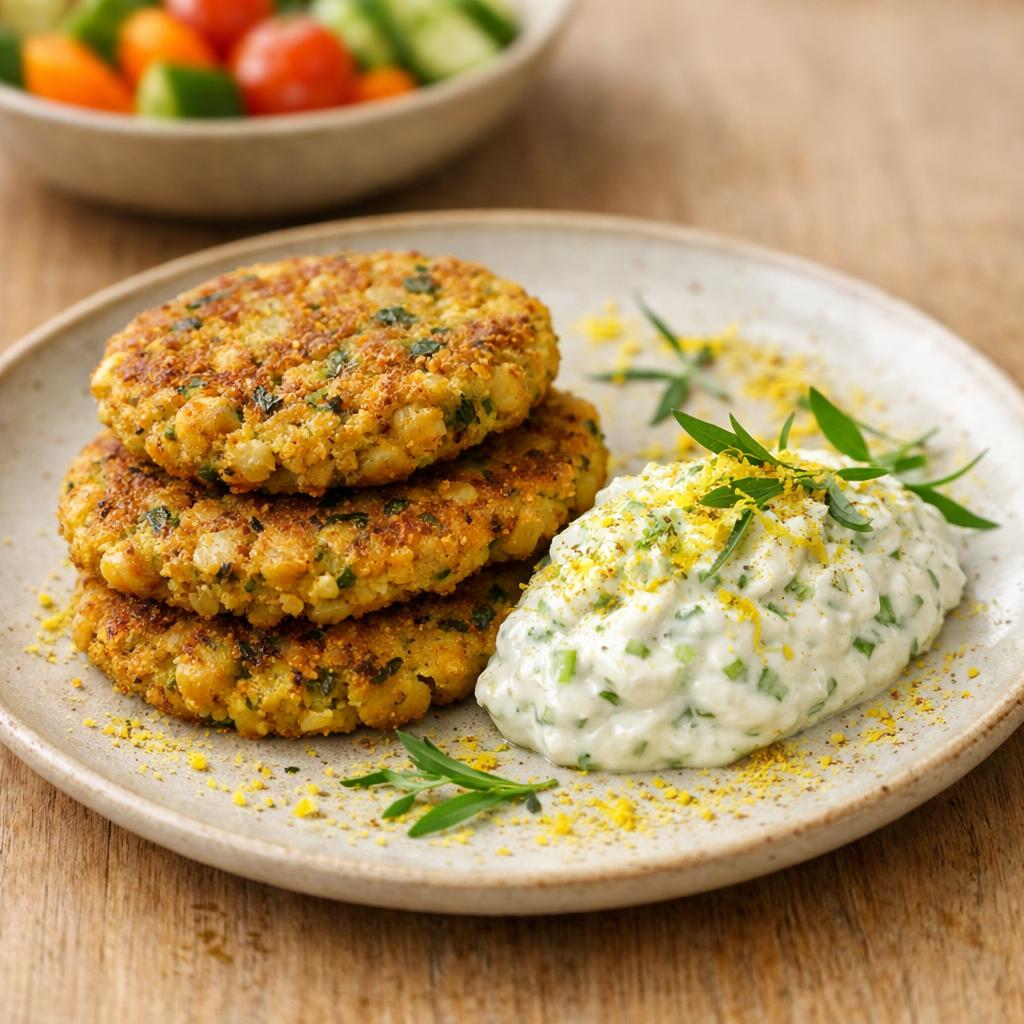 galettes pois chiche béarnaise