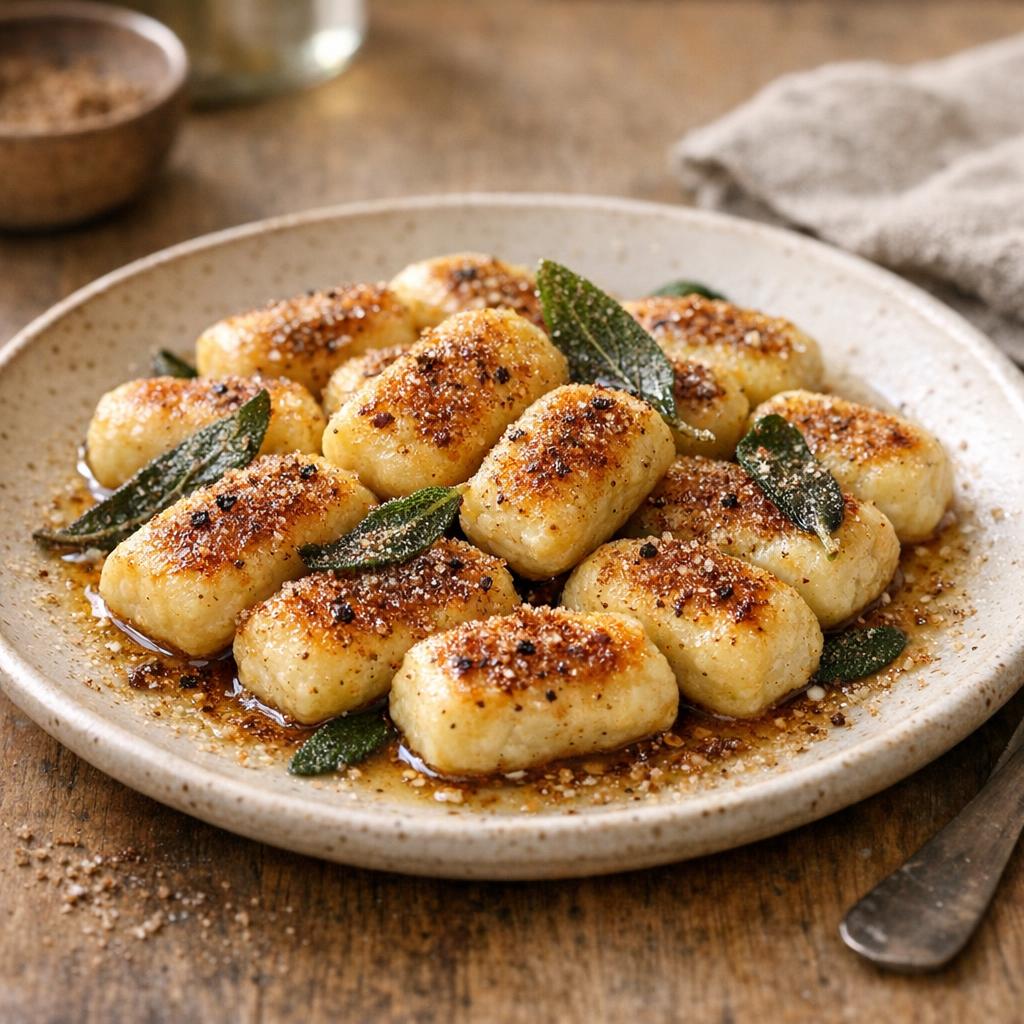 Gnocchis ricotta tonka