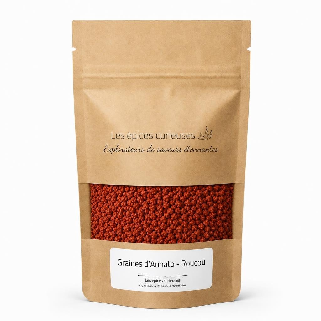 Graines d'Annato - Roucou - Packaging - Les Épices Curieuses
