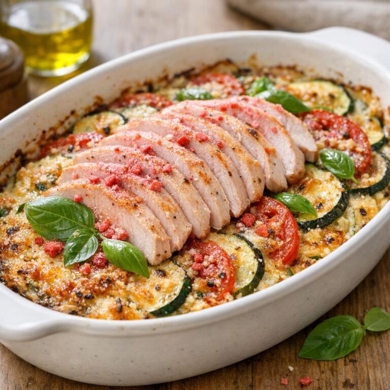 Gratin dinde tataki