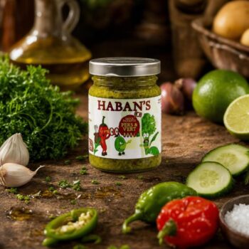 Haban's - Sauce Pers&Vert - Pot de 90G - Les Épices Curieuses