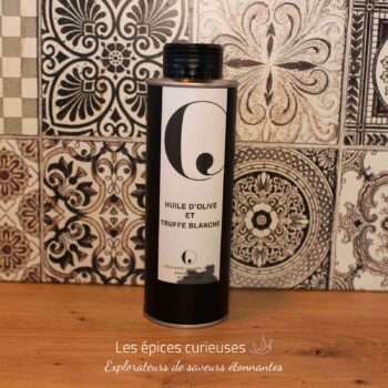 Huile d'olive à la Truffe Blanche - Les Épices Curieuses