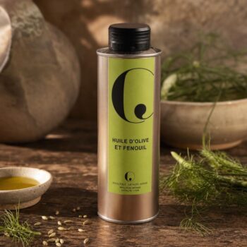 Huile d'olive et fenouil 25 cl - Les Épices Curieuses