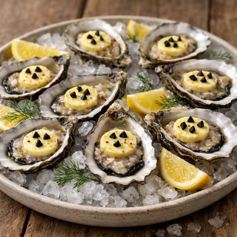 Huîtres beurre mignonette