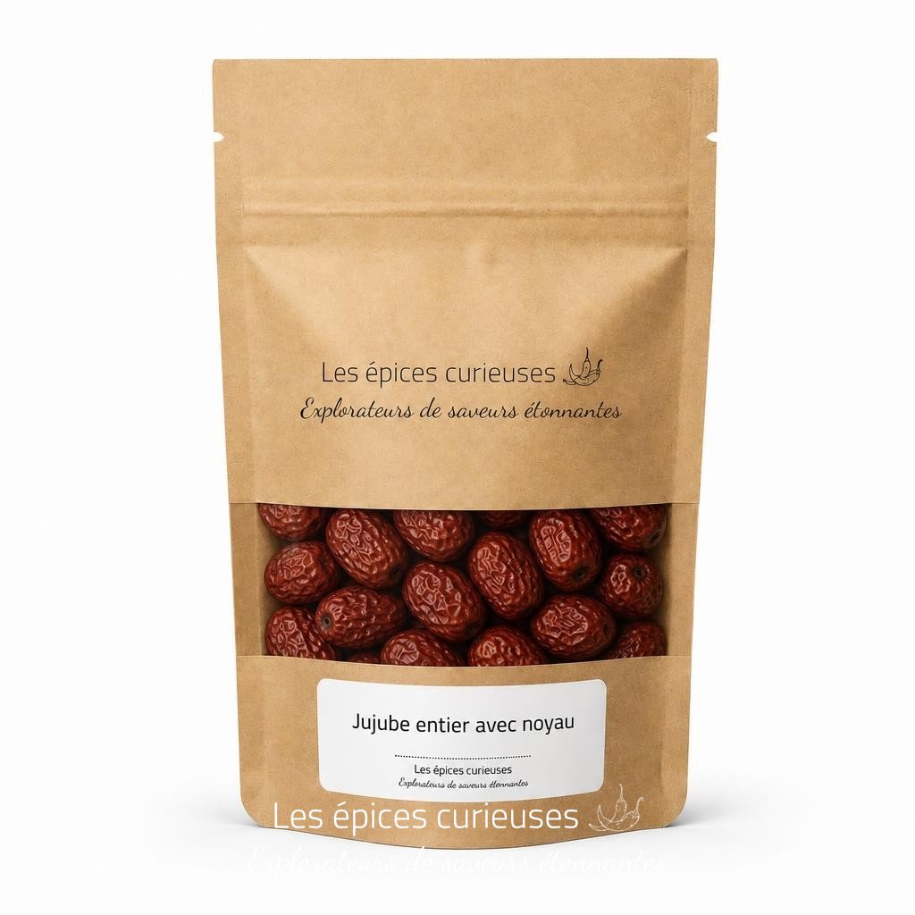 Jujube entier avec noyau - Packaging - Les Épices Curieuses