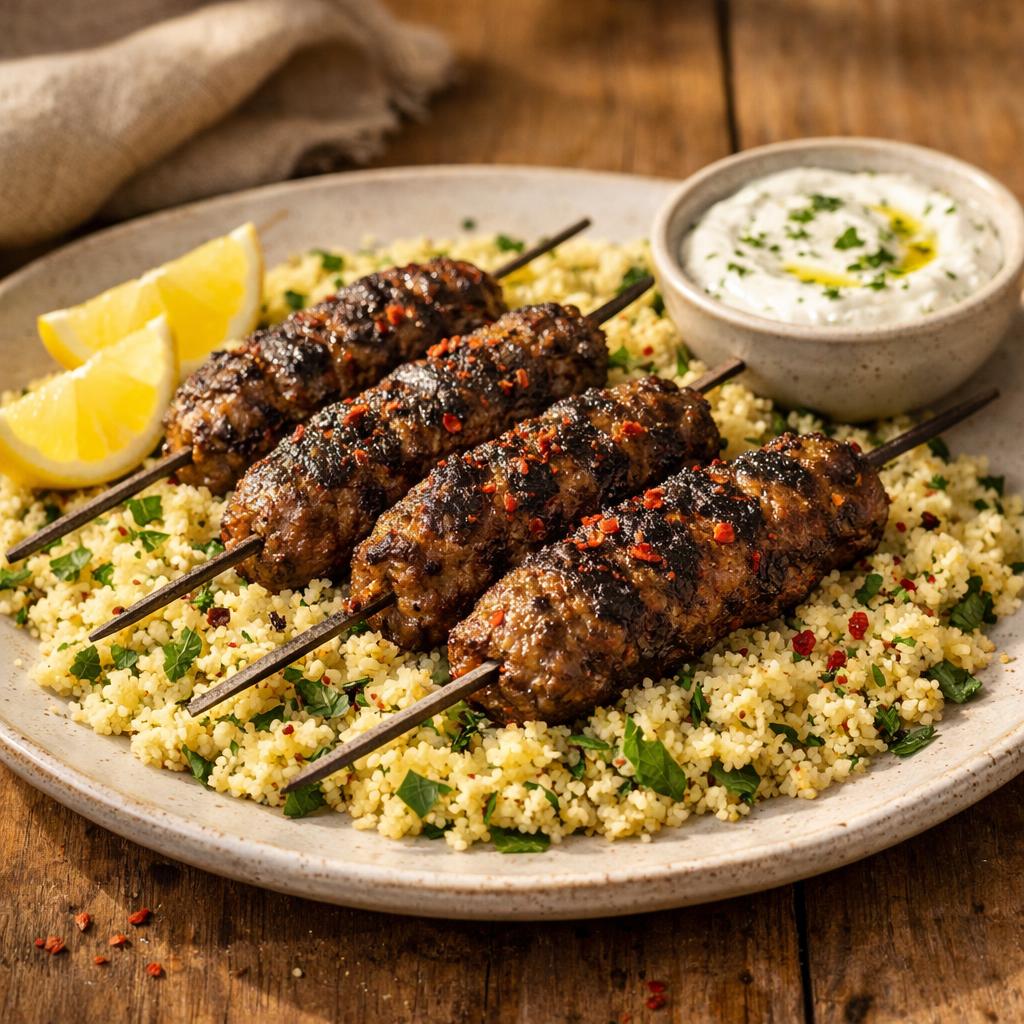 Kefta d'agneau épicée