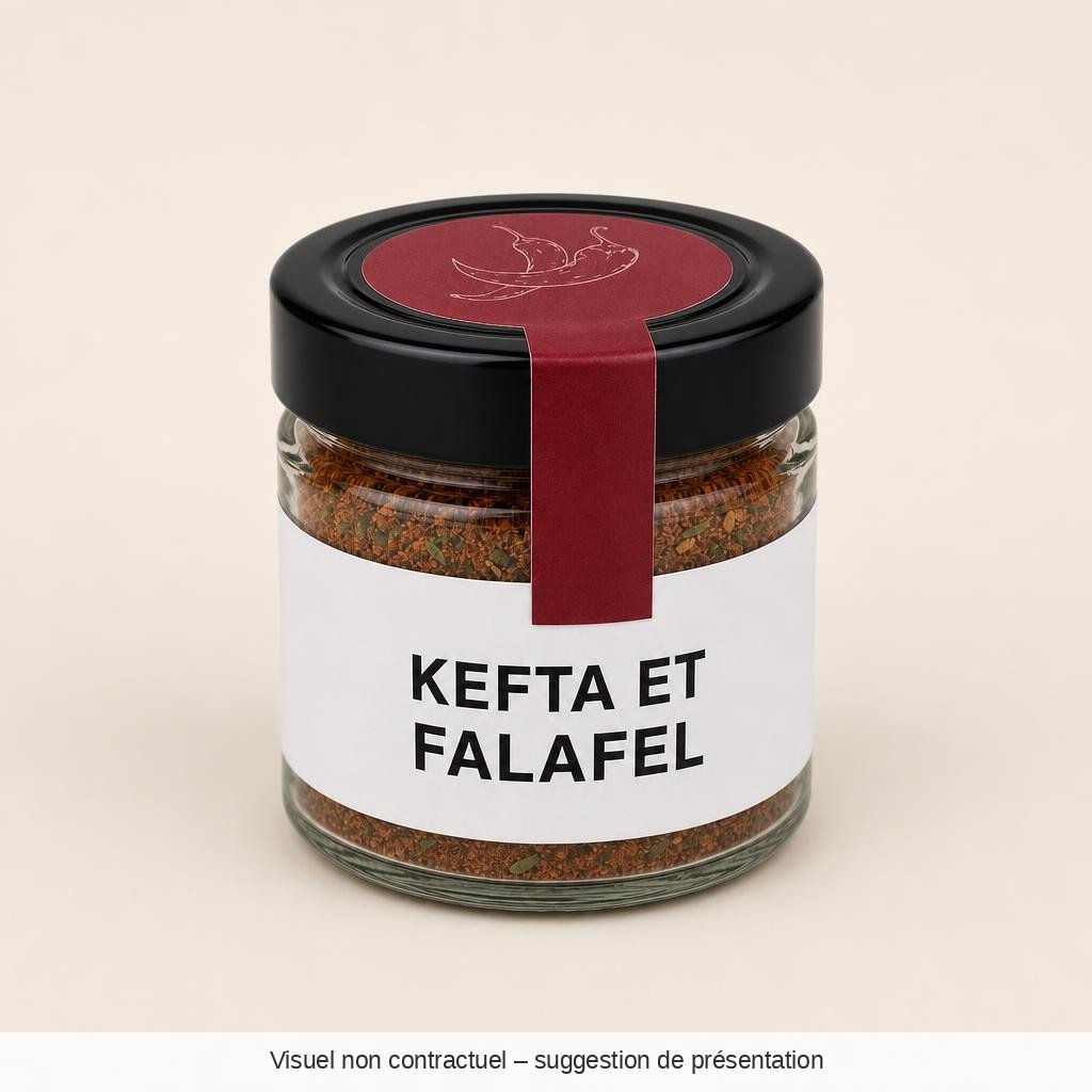 KEFTA ET FALAFEL - 40G - Bocal - Les Épices Curieuses