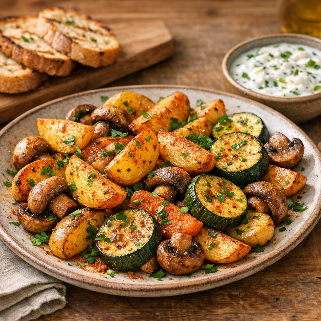 légumes rôtis chachlyk