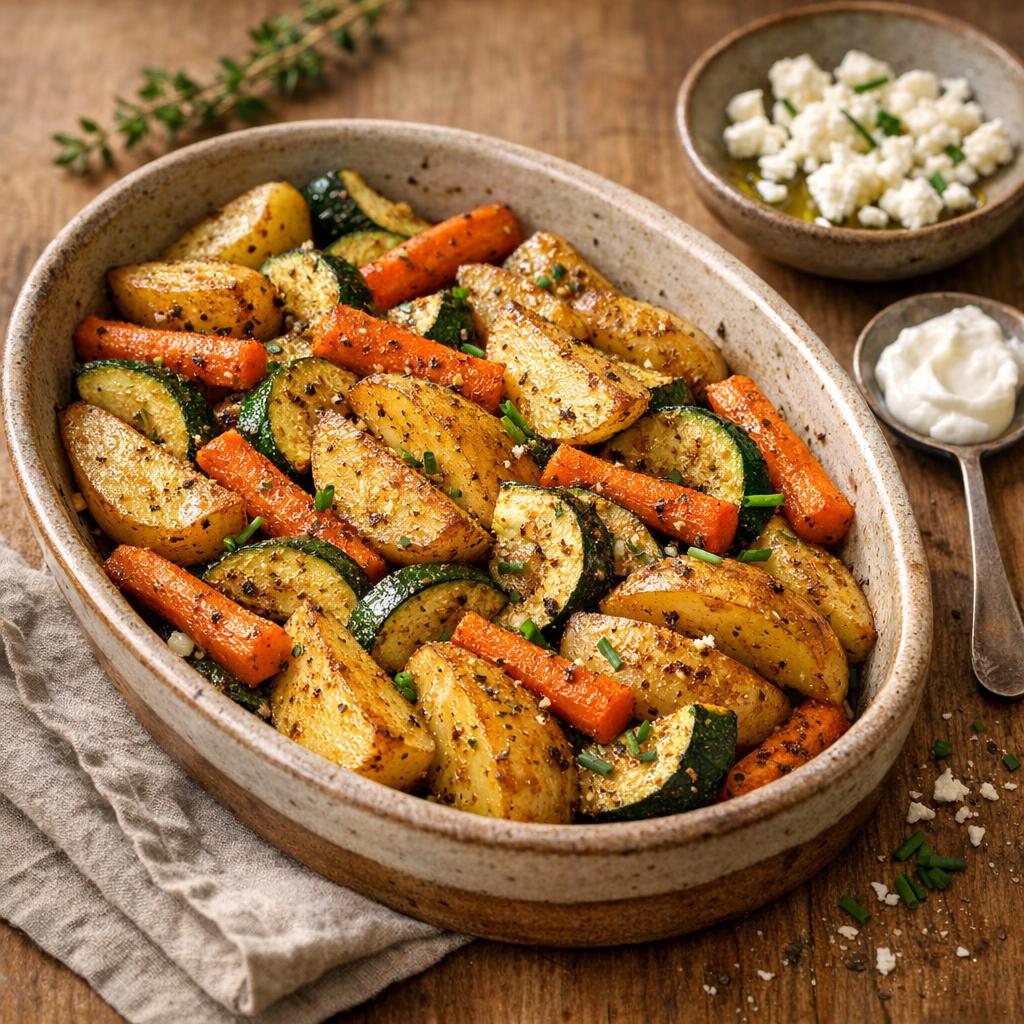 légumes rôtis parfumés