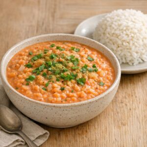 lentilles corail coco