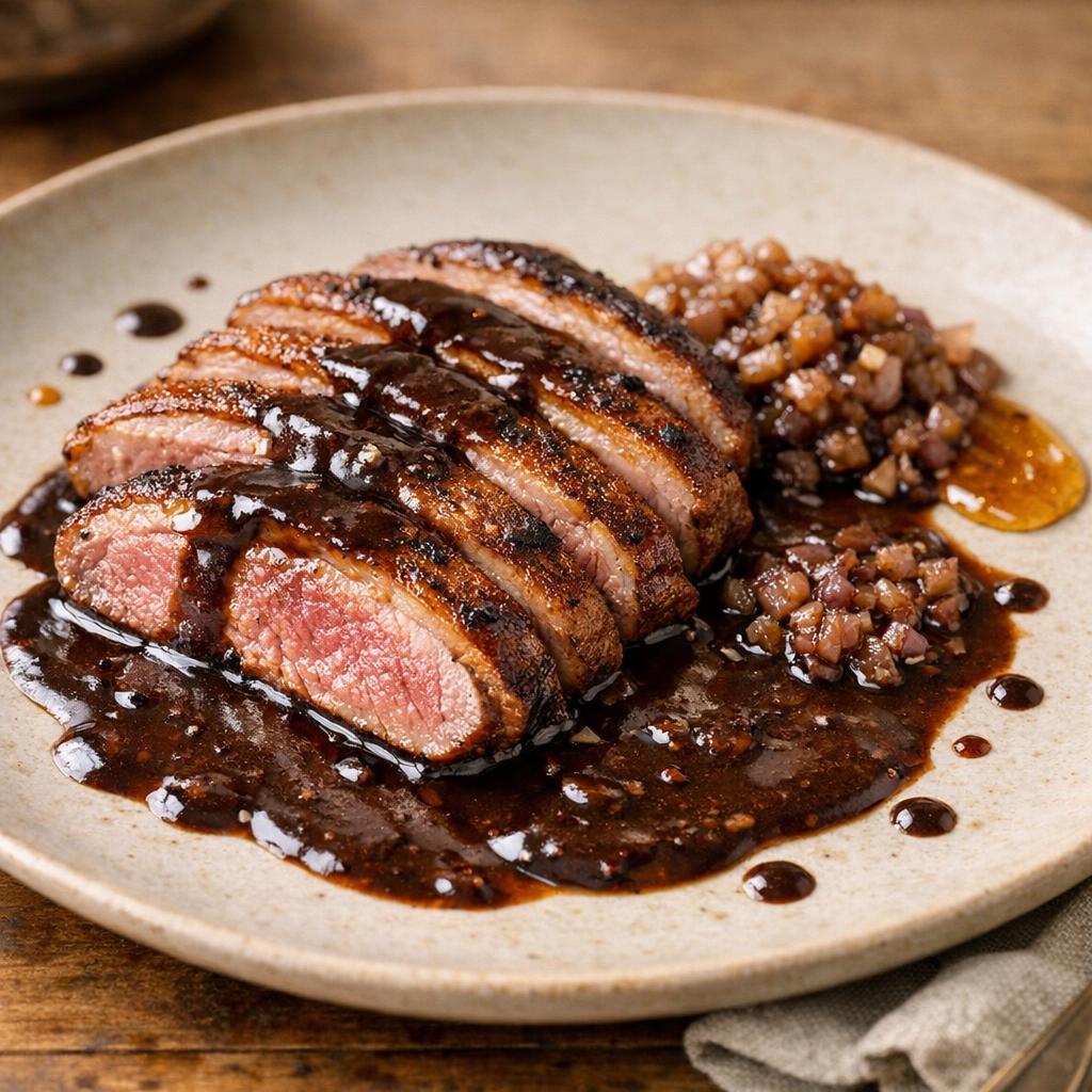 sauce cacao pour magret