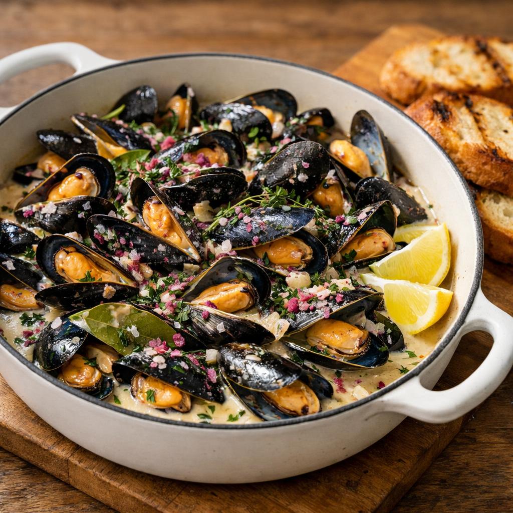 Moules au cidre