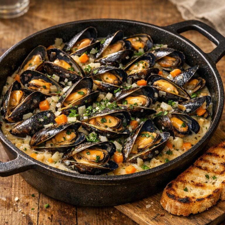 Moules marinières montagnard