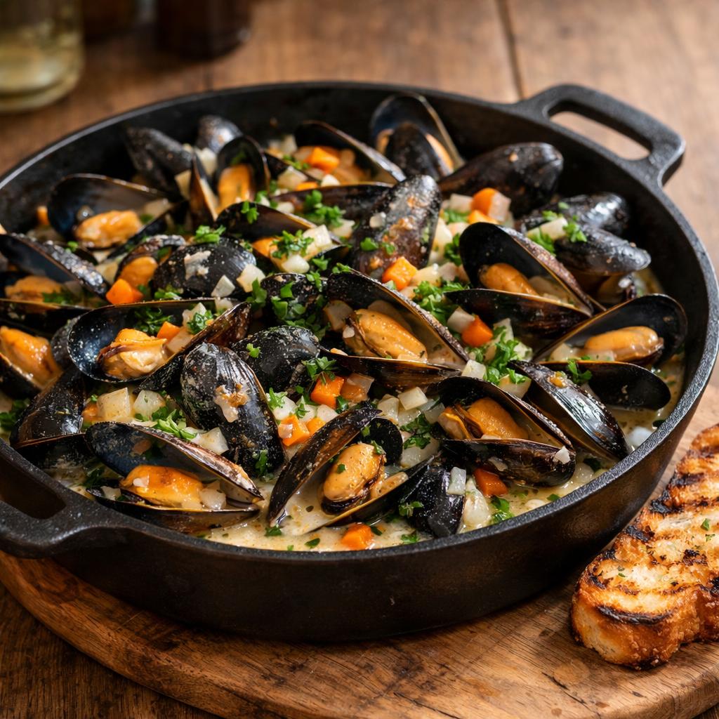 Moules marinières montagnard