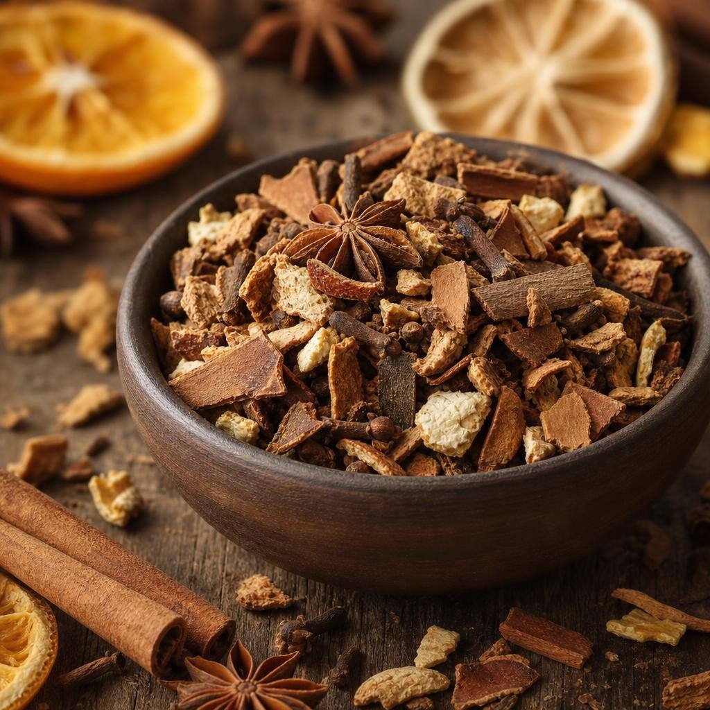Noël en Infusion / Vin chaud en morceaux - Les Épices Curieuses