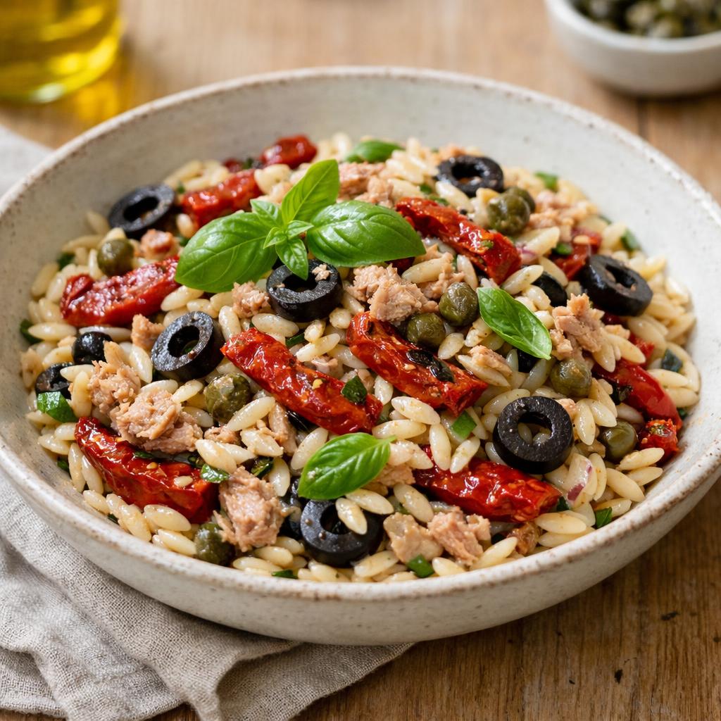 Orzo froid méditerranéen