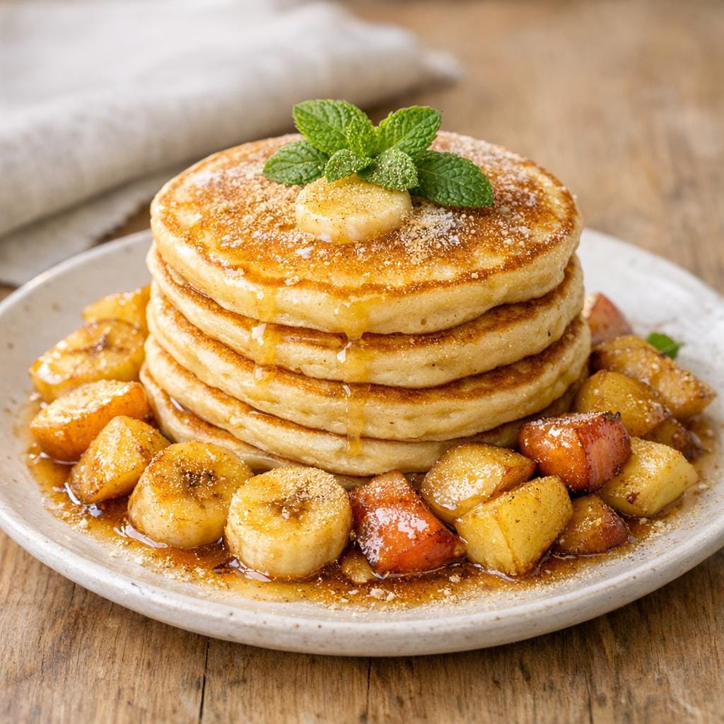 Pancakes à la banane : brunch gourmand et moelleux avec Poudre de Banane