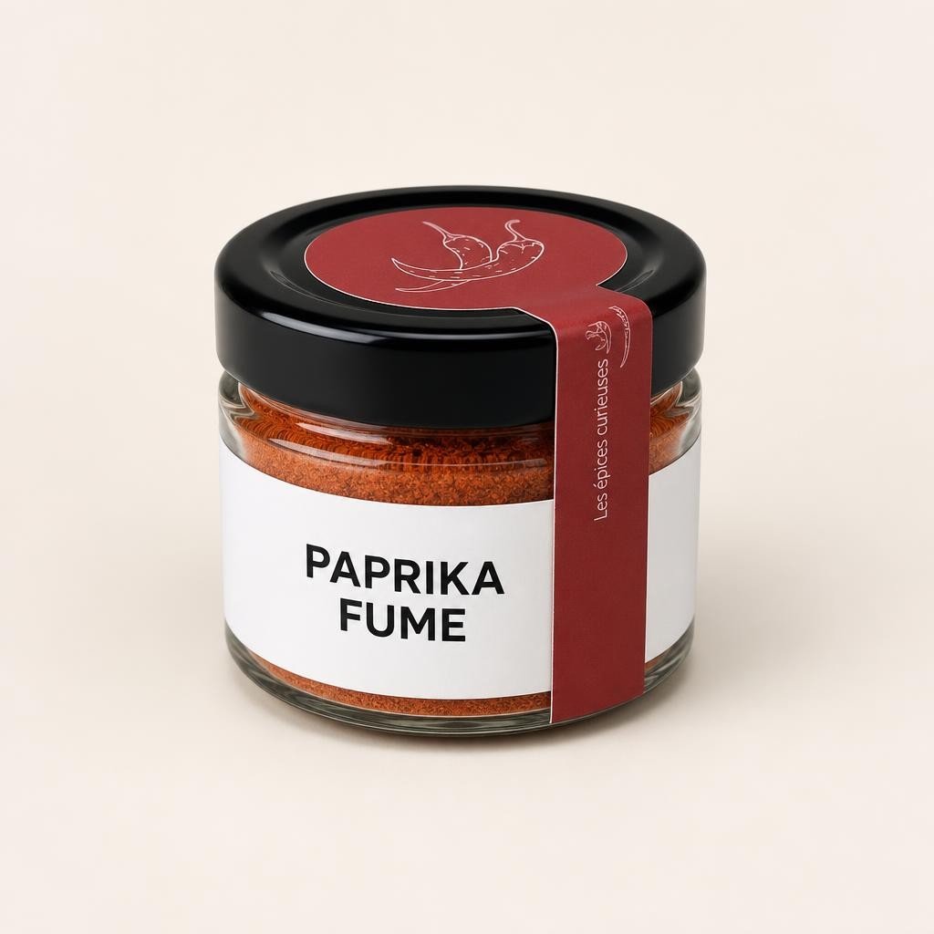 PAPRIKA FUME - 40G - Bocal - Les Épices Curieuses