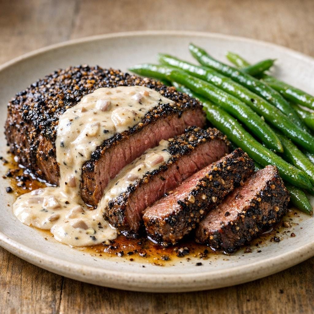 pavé de boeuf poêlé