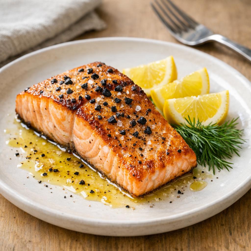 pavé de saumon grillé