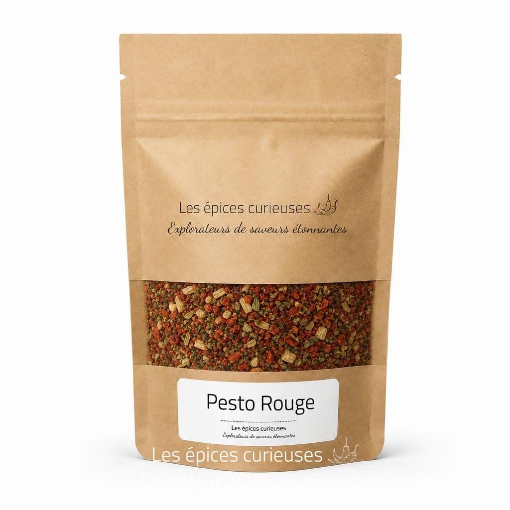 Pesto Rouge - Packaging - Les Épices Curieuses