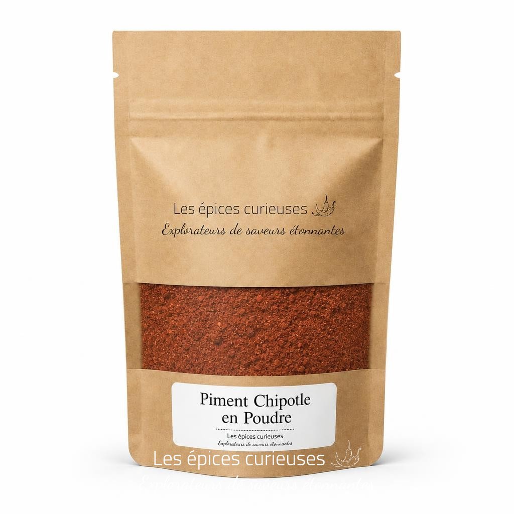 Piment Chipotle en Poudre - Packaging - Les Épices Curieuses
