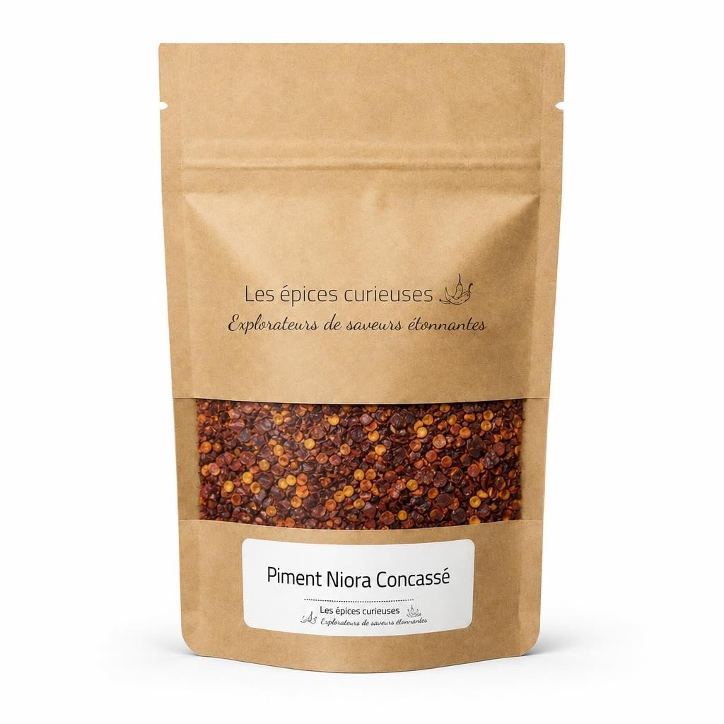 Piment Niora Concassé - Packaging - Les Épices Curieuses