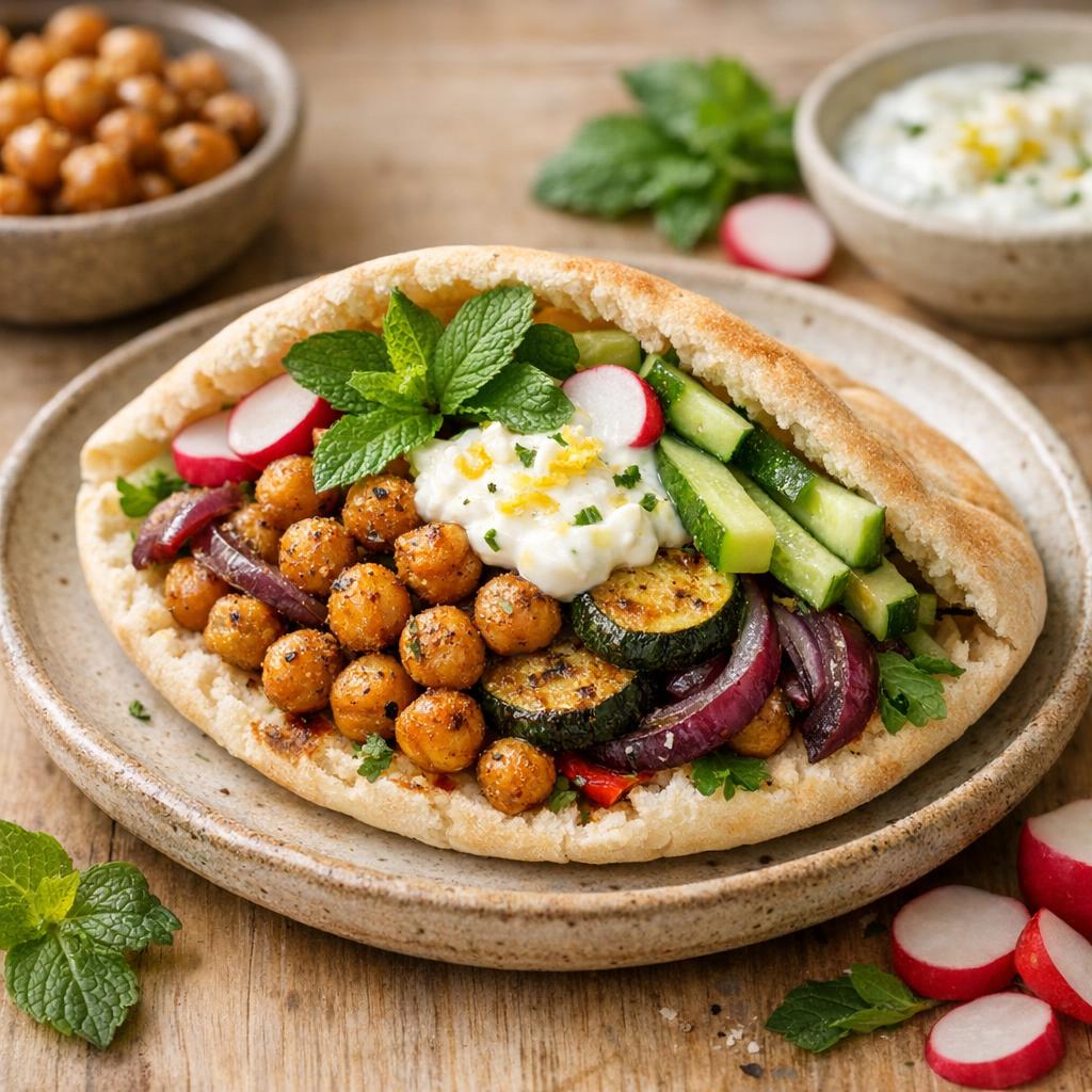 pita grecque végétarienne