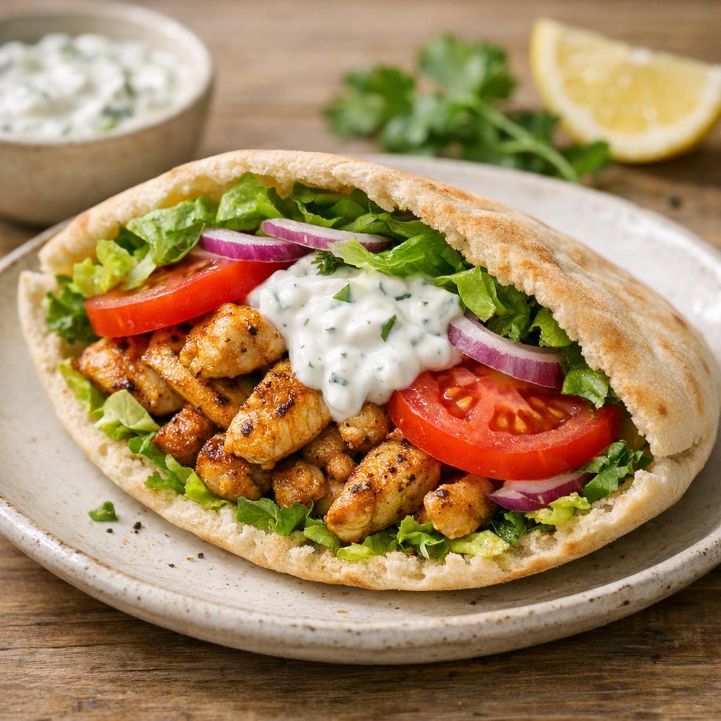 Pitas de poulet