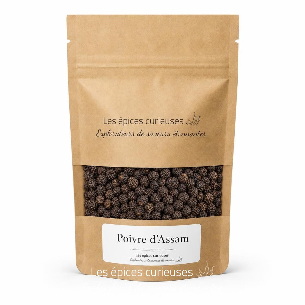 Poivre d'Assam - Packaging - Les Épices Curieuses