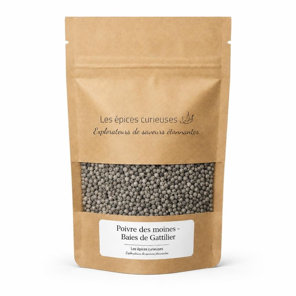 Poivre des moines - Baies de Gattilier - Packaging - Les Épices Curieuses
