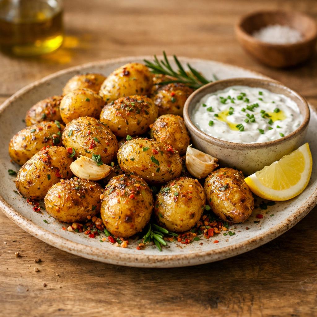 Pommes de terre grenaille rôties