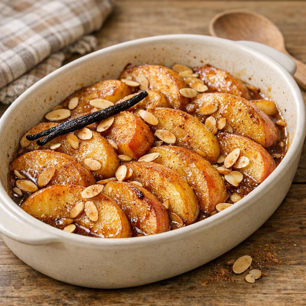 Pommes rôties au sucre de canne