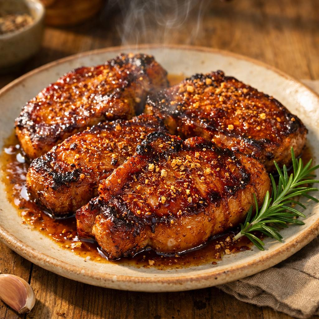 Porc laqué au sirop d'érable