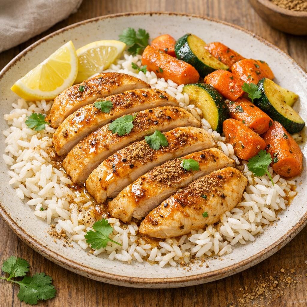 Poulet à la coriandre