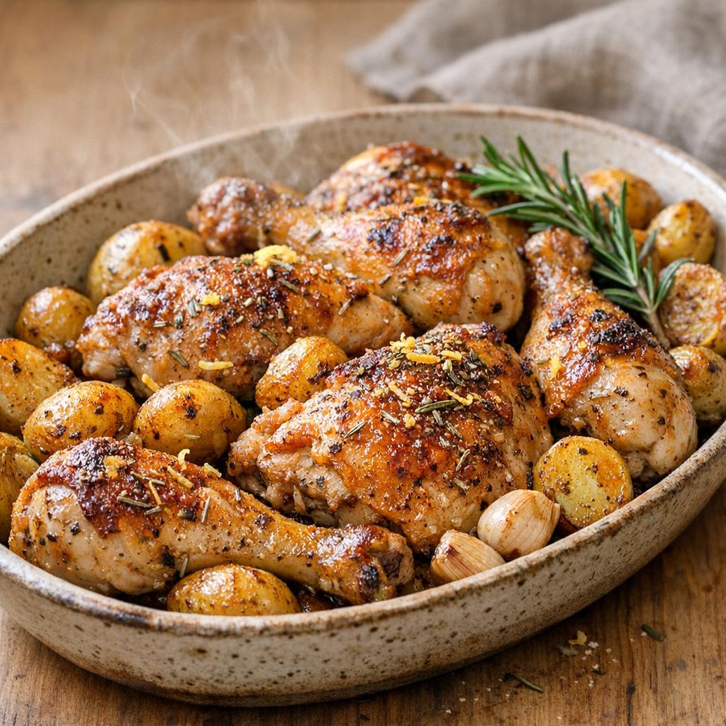 Poulet au romarin