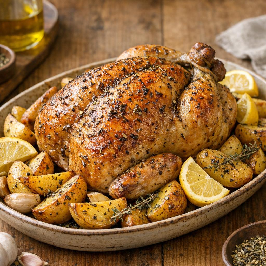poulet aux herbes